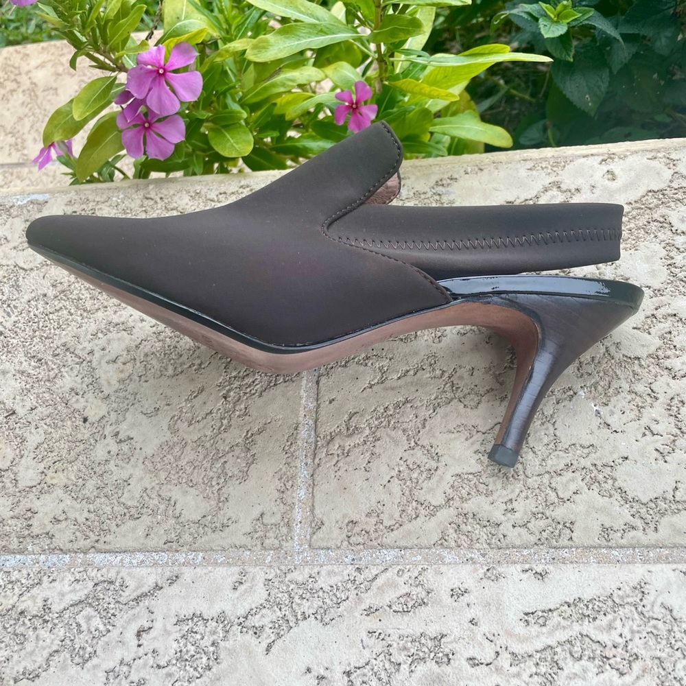 Donald Pliner Women’s 8M Brown Bootie Slingback Heels